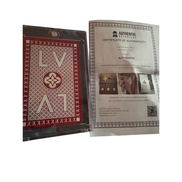 LV x Murakami Queen of Diamonds Playing Card w/ COA & Case (Rare Collector) - Picture 1 of 2